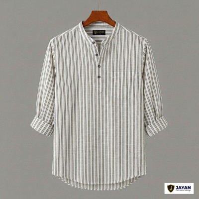 Men's Luxury Full Sleeve 100% Cotton Print Katua