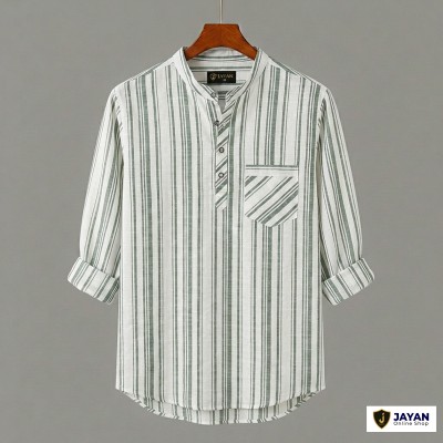 Men's Luxury Full Sleeve 100% Cotton Print Katua