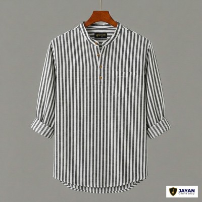 Men's Luxury Full Sleeve 100% Cotton Print Katua