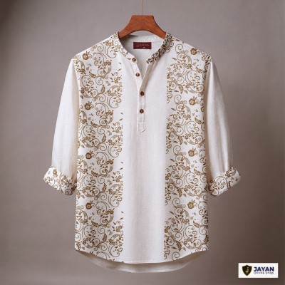 Luxury 3 quater Sleeve 100% Cotton Print Katua