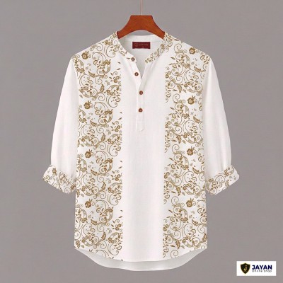 Luxury 3 quater Sleeve 100% Cotton Print Katua