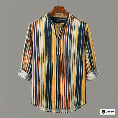 Men's Luxury Full Sleeve Lilen Fabrics Katua