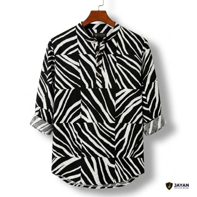 Men's Luxury Full Sleeve 100% Cotton Print Katua
