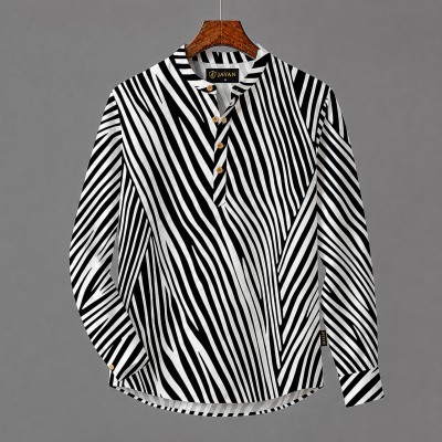Men's Luxury Full Sleeve 100% Cotton Print Katua