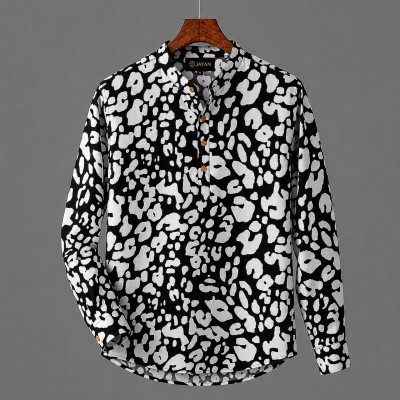 Men's Luxury Full Sleeve 100% Cotton Print Katua