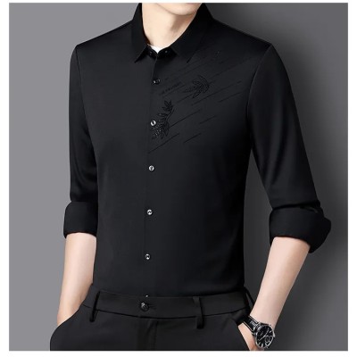 Men's Premium China High-Spandex Soft Rubber Print Shirt𝘁