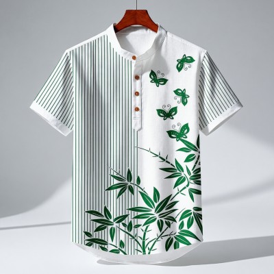 Men's Luxury Half Sleeve 100% Cotton Katua