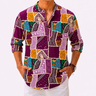 Men's Premium Luxury Full Sleeve Lilen Katua
