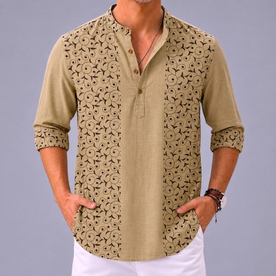 Luxury 3 quater Sleeve 100% Cotton Print Katua