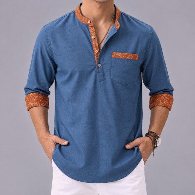 Luxury Full Sleeve 100% Cotton fabrics Katua