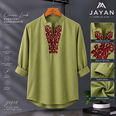 Luxury Full Sleeve 100% viscose Cotton Embroidery Katua