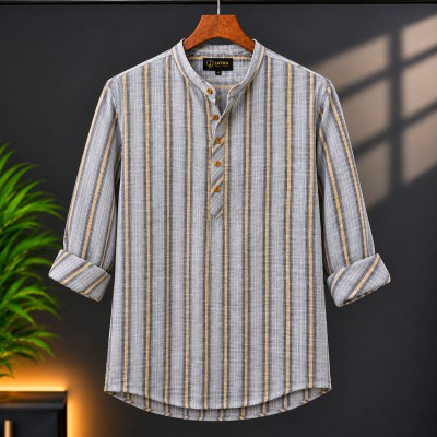 Henley Luxury Full Sleeve 100% Cotton Old Money Katua