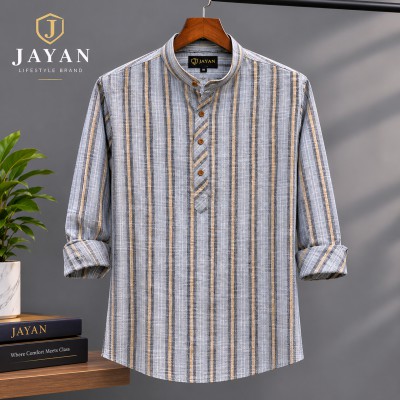 Henley Luxury Full Sleeve 100% Cotton Old Money Katua
